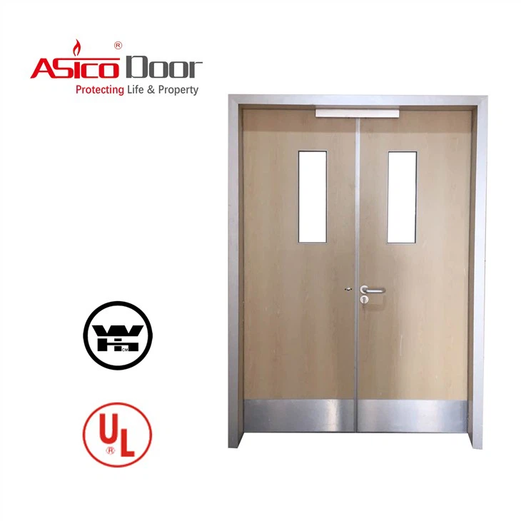 2 valandų gaisrinės medinės durys